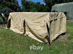 MILITARY SURPLUS TAN TRUCK COVER 8 x12.5 x4 LMTV M1078 2.5 TON GOOD US ARMY