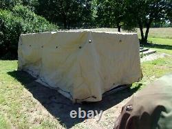 MILITARY SURPLUS TAN TRUCK COVER 8 x12.5 x4 LMTV M1078 2.5 TON GOOD US ARMY