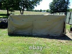 MILITARY SURPLUS TAN TRUCK COVER 8 x12.5 x4 LMTV M1078 2.5 TON GOOD US ARMY