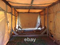 MILITARY SURPLUS TAN TRUCK COVER 8 x12.5 x4 LMTV M1078 2.5 TON GOOD US ARMY