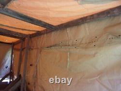 MILITARY SURPLUS TAN TRUCK COVER 8 x12.5 x4 LMTV M1078 2.5 TON GOOD US ARMY