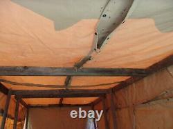 MILITARY SURPLUS TAN TRUCK COVER 8 x12.5 x4 LMTV M1078 2.5 TON GOOD US ARMY