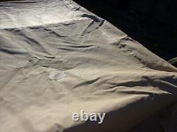 MILITARY SURPLUS TAN TRUCK COVER 8 x12.5 x4 LMTV M1078 2.5 TON GOOD US ARMY