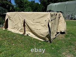 MILITARY SURPLUS TAN TRUCK COVER 8 x12.5 x4 LMTV M1078 2.5 TON GOOD US ARMY