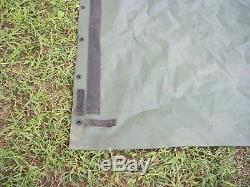 MILITARY SURPLUS TEMPER TENT TARP RAIN FLY HUNTING CAMPING CANOPY 16 x 19 ARMY