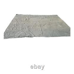 MILITARY SURPLUS TENT BASE X 305 FLOOR -25 x 17 FT -TARP COVER VINY CANVAS ARMY