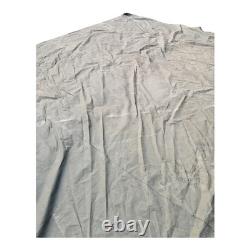 MILITARY SURPLUS TENT BASE X 305 FLOOR -25 x 17 FT -TARP COVER VINY CANVAS ARMY