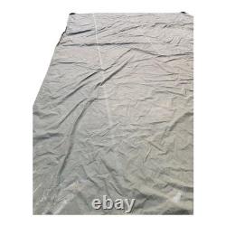 MILITARY SURPLUS TENT BASE X 305 FLOOR -25 x 17 FT -TARP COVER VINY CANVAS ARMY