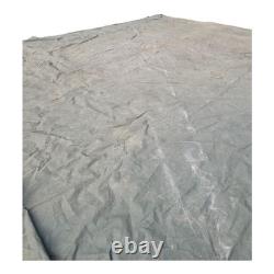 MILITARY SURPLUS TENT BASE X 305 FLOOR -25 x 17 FT -TARP COVER VINY CANVAS ARMY