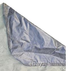 MILITARY SURPLUS TENT BASE X 305 FLOOR -25 x 17 FT -TARP COVER VINY CANVAS ARMY