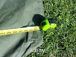 MILITARY SURPLUS TENT BASE X 305 FLOOR -25 x 17 FT -TARP COVER VINY CANVAS ARMY