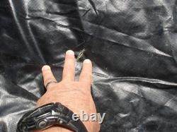 MILITARY SURPLUS TENT BASE X 307 FLOOR -35 x 17 FT -TARP COVER VINY CANVAS ARMY