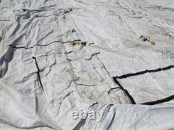 MILITARY SURPLUS TENT LINER ONLY (NO TENT) BASE-X 305 +CORDS 18' x 25' US ARMY