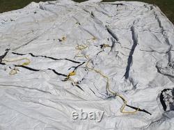 MILITARY SURPLUS TENT LINER ONLY (NO TENT) BASE-X 305 +CORDS 18' x 25' US ARMY