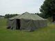 Military Surplus Vinyl Canvas Gp Medium Tent 16x32 Camping Hunting Us Army
