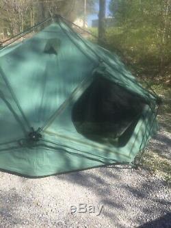 MILITARY TENT 5-SOLDIER ARMY SURPLUS ALL-WEATHER CAMPING Mobiflex