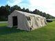 Military Tent Base- X 307 Tan Easy Up 18' X 35' Garage Hunting Army Surplus