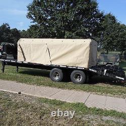 MILITARY TRUCK TRAILER 5 TON COVER NO FRAMES TAN 8 x14.5 4 FMTV MTV M1083 ARMY