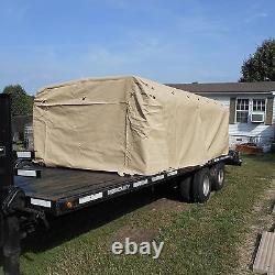 MILITARY TRUCK TRAILER 5 TON COVER NO FRAMES TAN 8 x14.5 4 FMTV MTV M1083 ARMY