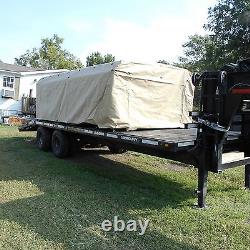 MILITARY TRUCK TRAILER 5 TON COVER NO FRAMES TAN 8 x14.5 4 FMTV MTV M1083 ARMY