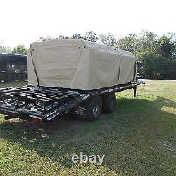 MILITARY TRUCK TRAILER 5 TON COVER NO FRAMES TAN 8 x14.5 4 FMTV MTV M1083 ARMY