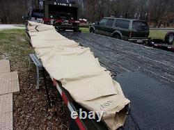 MILITARY TRUCK TRAILER 5 TON COVER NO FRAMES TAN 8 x14.5 4 FMTV MTV M1083 ARMY