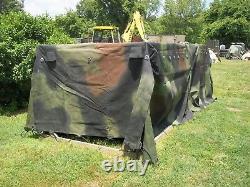 MILITARY TRUCK TRAILER TENT 5 TON CAMO COVER 8 x14.5 x 4 MTV M1083 US ARMY