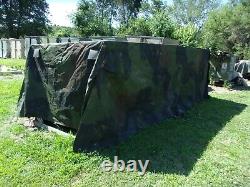 MILITARY TRUCK TRAILER TENT 5 TON CAMO COVER 8 x14.5 x 4 MTV M1083 US ARMY