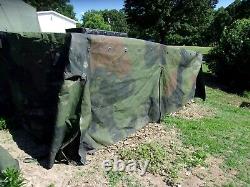 MILITARY TRUCK TRAILER TENT 5 TON CAMO COVER 8 x14.5 x 4 MTV M1083 US ARMY