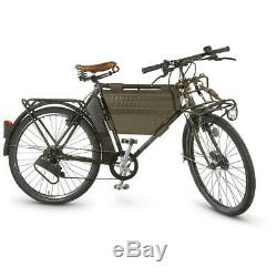 MO-93 Military Bicycle 7-Speed Swiss Military Surplus Army Collectible with Lights