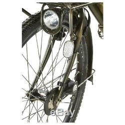 MO-93 Military Bicycle 7-Speed Swiss Military Surplus Army Collectible with Lights