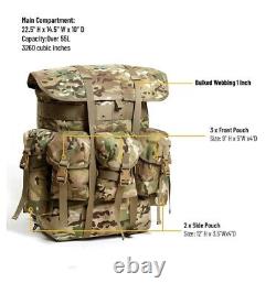 MT Military Alice NP Pack Army Survival Combat ALICE Rucksack Backpack Multicam