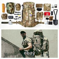 MT Military Army Large Rucksack with Detacheable ILBE Backpack Multicam Camo