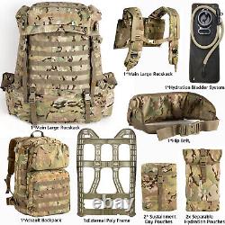 MT Military FILBE Rucksack Tactical Army Backpack Multicam one Set Multicam