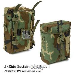 MT Military MOLLE 2 Large Rucksack with Frame, Army Tactical Backpack Woodland