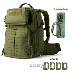 MT Military Medium Rucksack Army Tactical MOLLE 3 Day Assault Pack Olive Drab