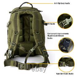 MT Military Medium Rucksack Army Tactical MOLLE 3 Day Assault Pack Olive Drab