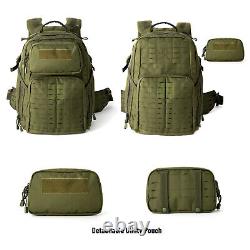 MT Military Medium Rucksack Army Tactical MOLLE 3 Day Assault Pack Olive Drab