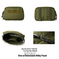 MT Military Medium Rucksack Army Tactical MOLLE 3 Day Assault Pack Olive Drab