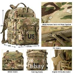 MT Military Molle II 3 Day Assault Pack Army Tactical Backpack Multicam