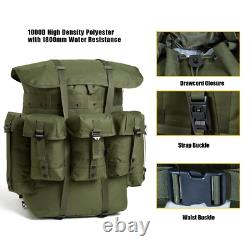 MT Upgraded Military ALICE Pack Large Rucksack Tactical Outdoor Backpack OD