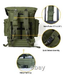 MT Upgraded Military ALICE Pack Large Rucksack Tactical Outdoor Backpack OD