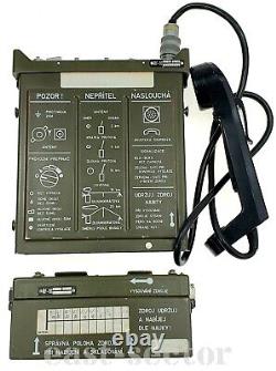 Manpack RF10 Radio Czech Army Military Receiver Transceiver Radiostation Phone