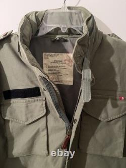 Men's &SONS Field Coat Military Surplus Inspired Army Green Size Medium London