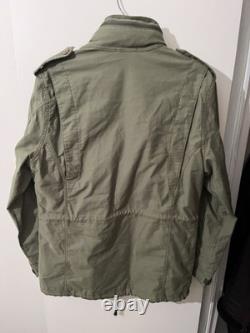 Men's &SONS Field Coat Military Surplus Inspired Army Green Size Medium London