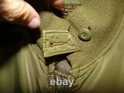 Men's VTG Ralph Lauren Polo 67 Jeans Co Bomber Jacket Military Surplus Green XL