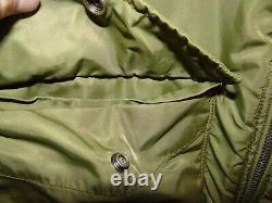 Men's VTG Ralph Lauren Polo 67 Jeans Co Bomber Jacket Military Surplus Green XL