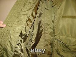 Men's VTG Ralph Lauren Polo 67 Jeans Co Bomber Jacket Military Surplus Green XL