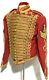 Mens Military Gold Hussar Red General Jacket 42,44,46with Chevrons And Badge