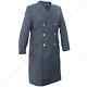 Mens Original German Army Grey Coat Grade 1 Military Surplus Long Winter Coat